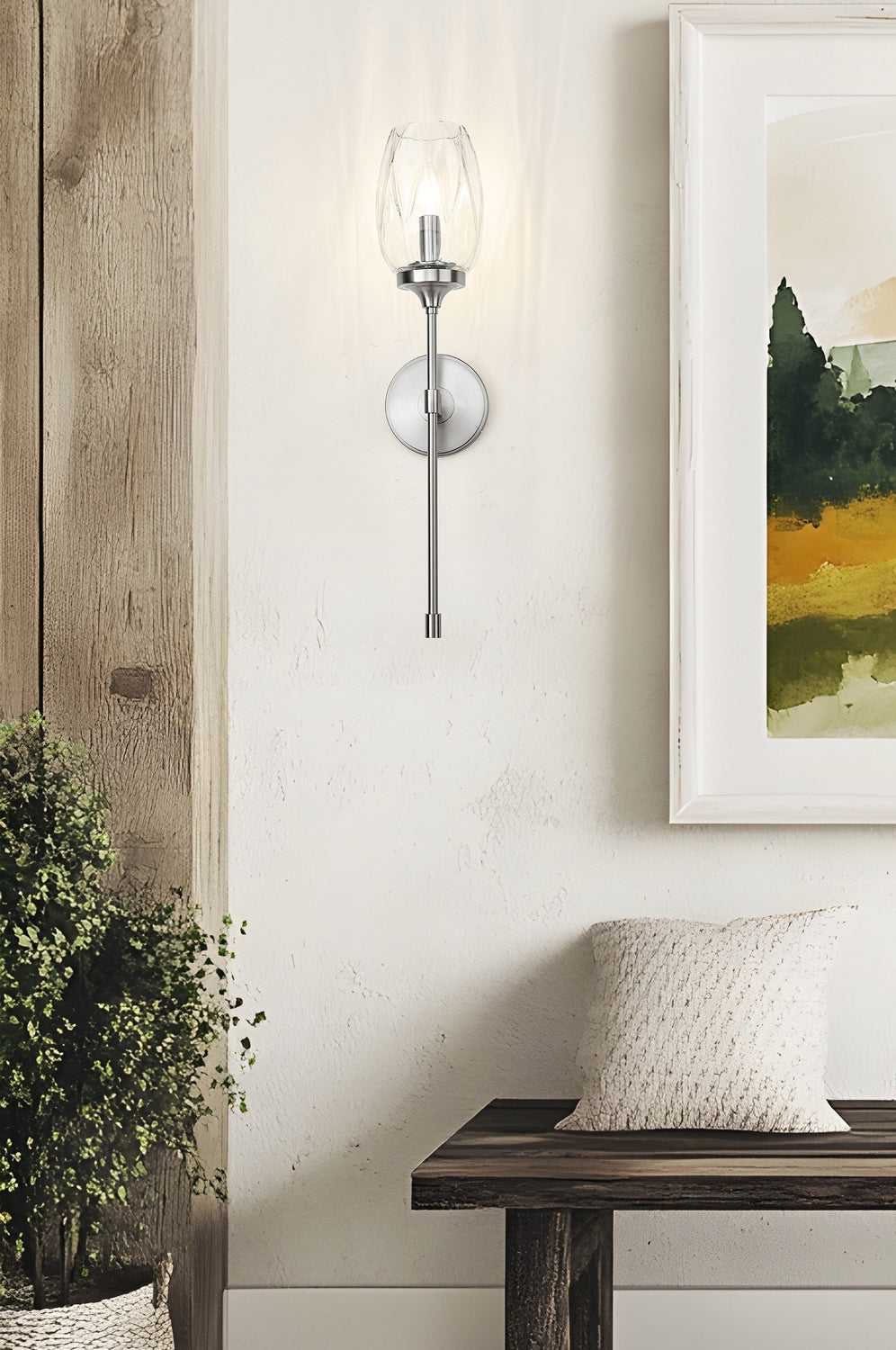 Cassian One Light Wall Sconce in Brushed Nickel Z-Lite Canada