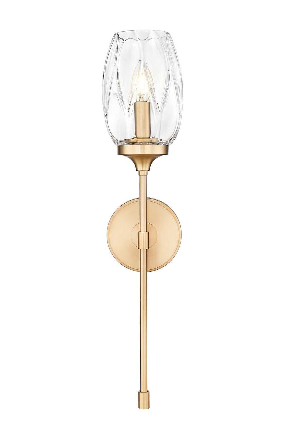 Cassian One Light Wall Sconce in Modern Gold Z-Lite Canada