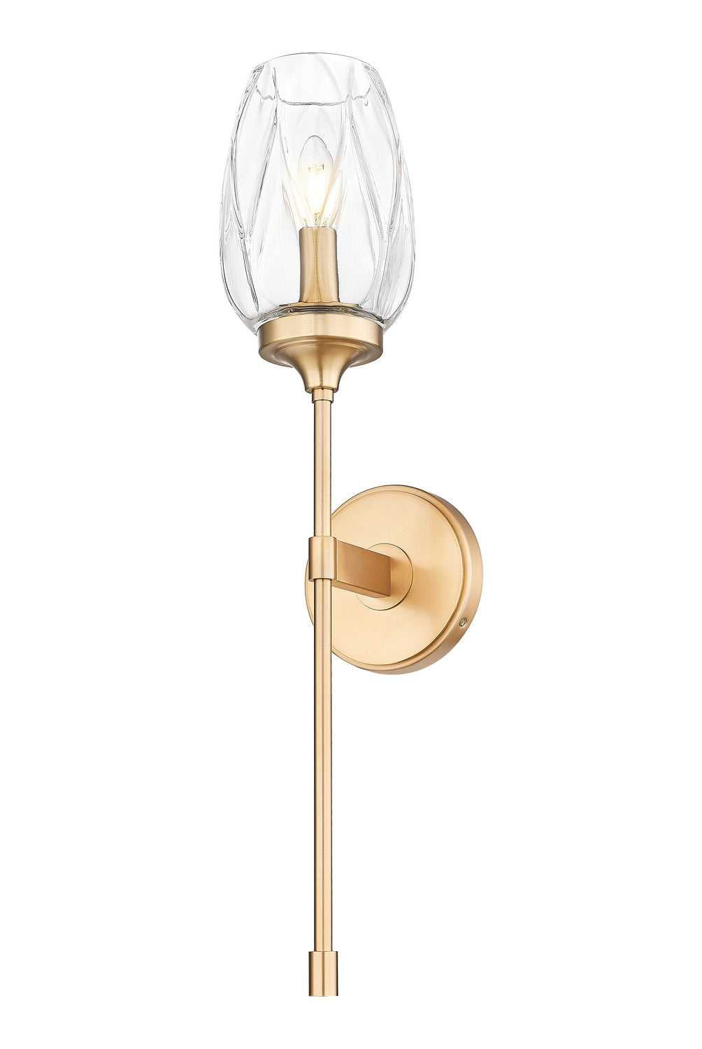 Cassian One Light Wall Sconce in Modern Gold Z-Lite Canada