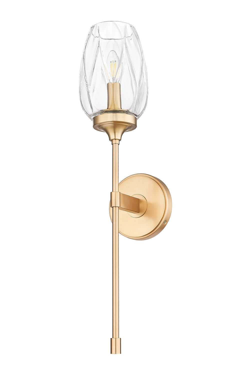 Cassian One Light Wall Sconce in Modern Gold Z-Lite Canada