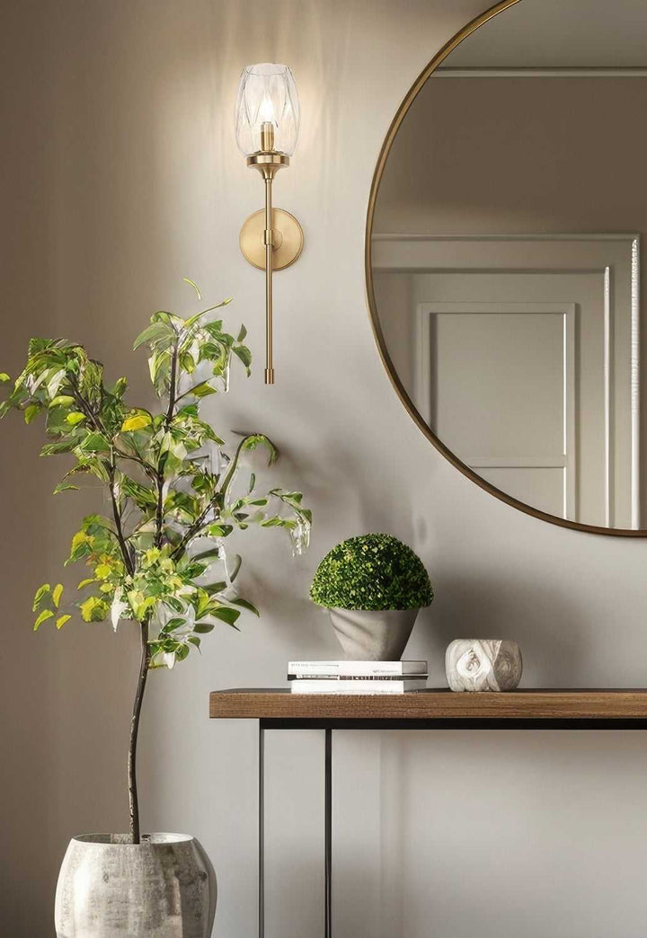 Cassian One Light Wall Sconce in Modern Gold Z-Lite Canada