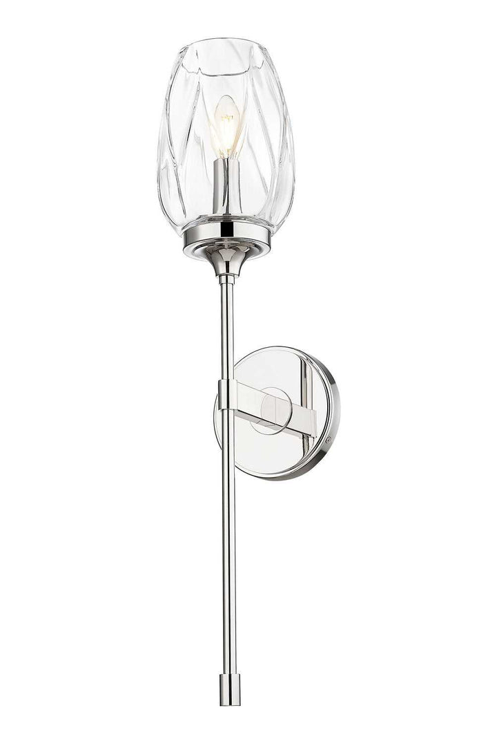 Cassian One Light Wall Sconce in Polished Nickel Z-Lite Canada