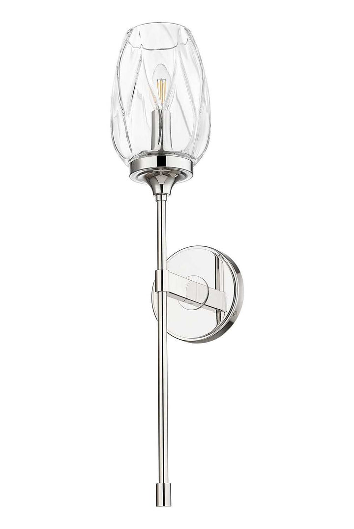 Cassian One Light Wall Sconce in Polished Nickel Z-Lite Canada