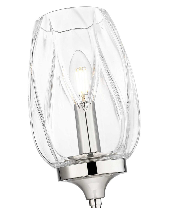 Cassian One Light Wall Sconce in Polished Nickel Z-Lite Canada