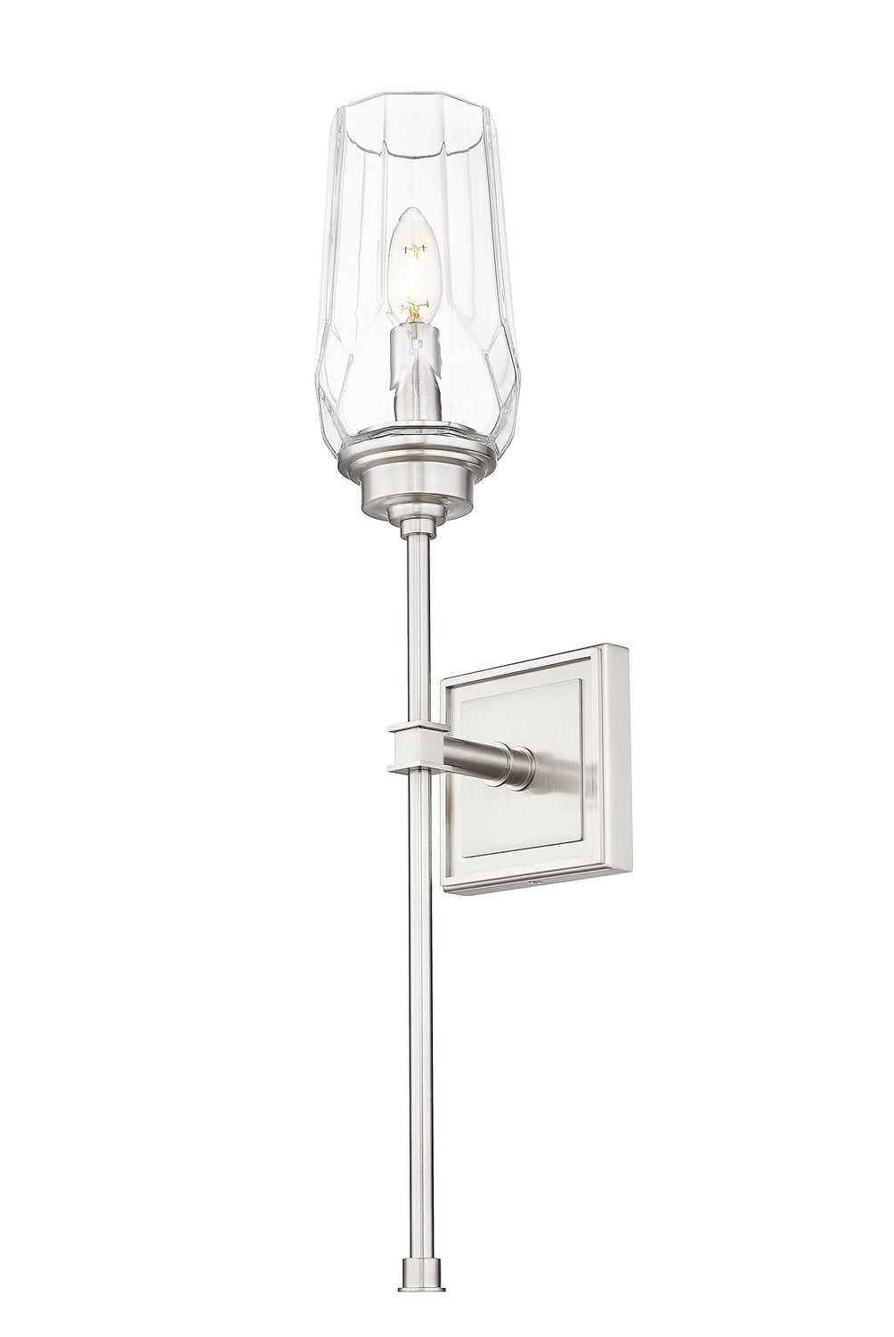 Cosmo One Light Wall Sconce in Brushed Nickel Z-Lite Canada