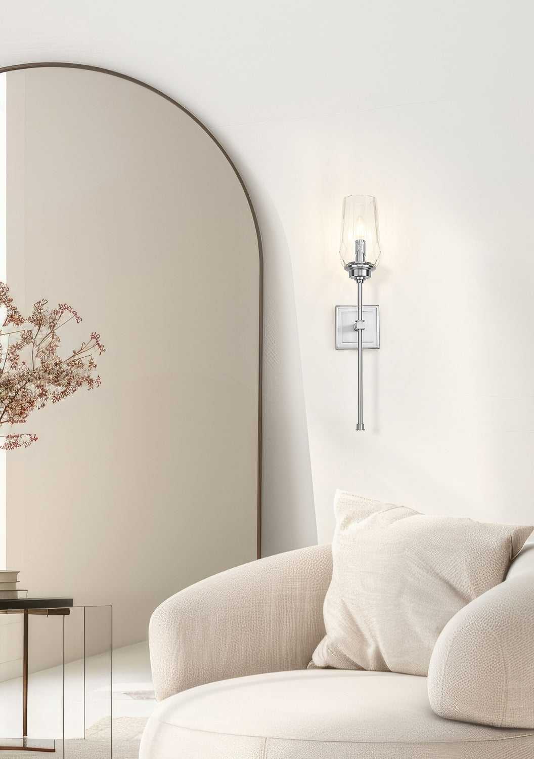 Cosmo One Light Wall Sconce in Brushed Nickel Z-Lite Canada