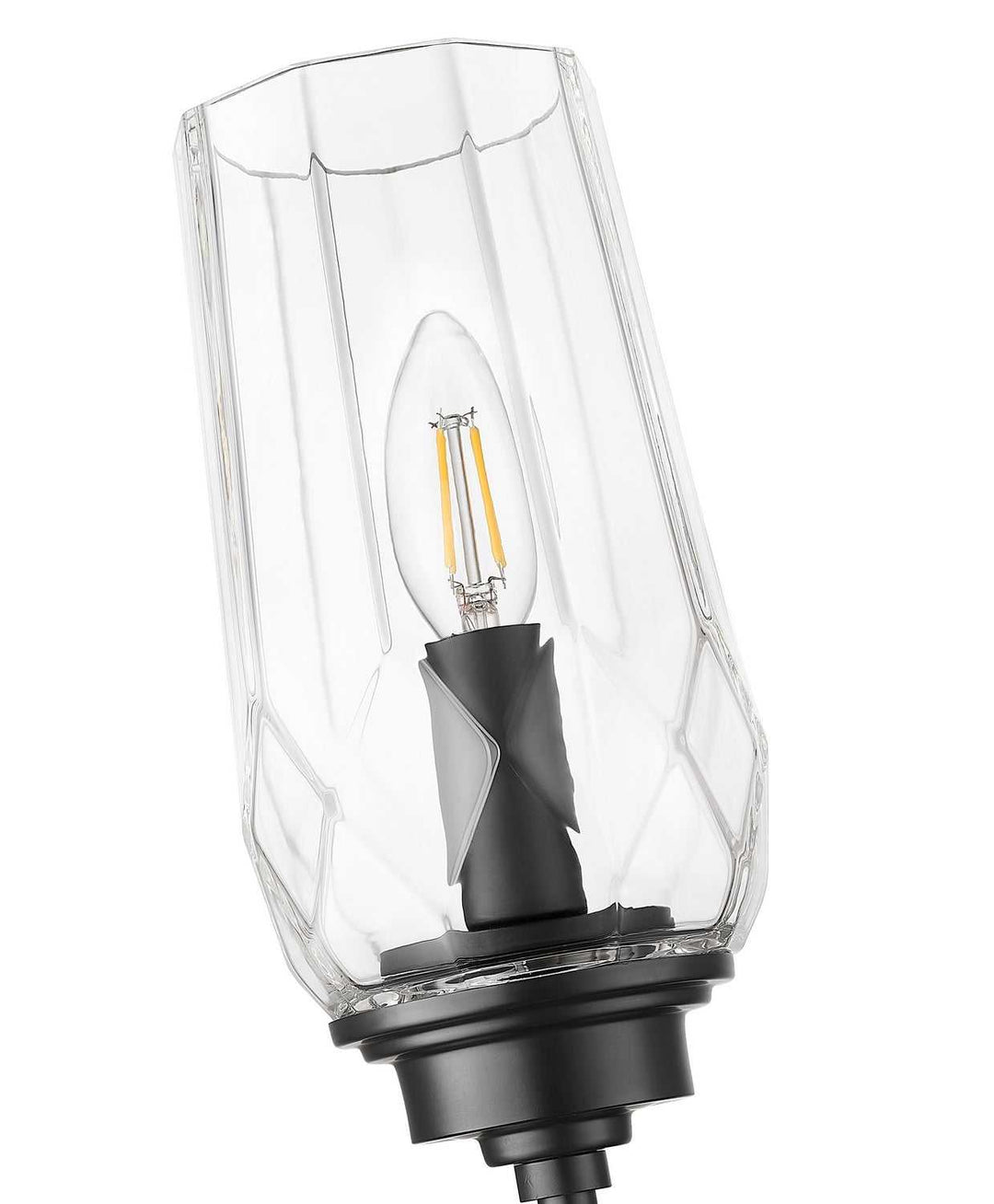 Cosmo One Light Wall Sconce in Matte Black Z-Lite Canada