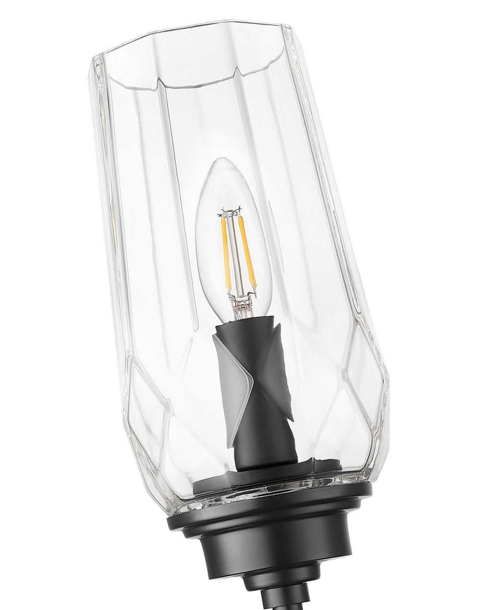 Cosmo One Light Wall Sconce in Matte Black Z-Lite Canada