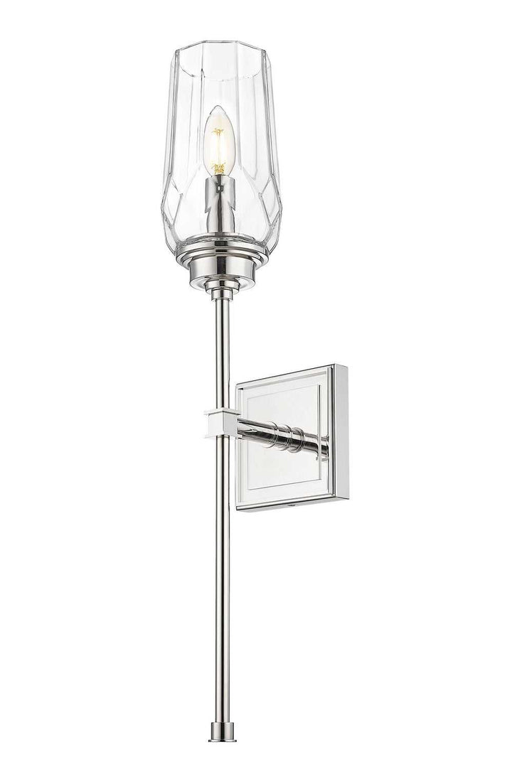 Cosmo One Light Wall Sconce in Polished Nickel Z-Lite Canada
