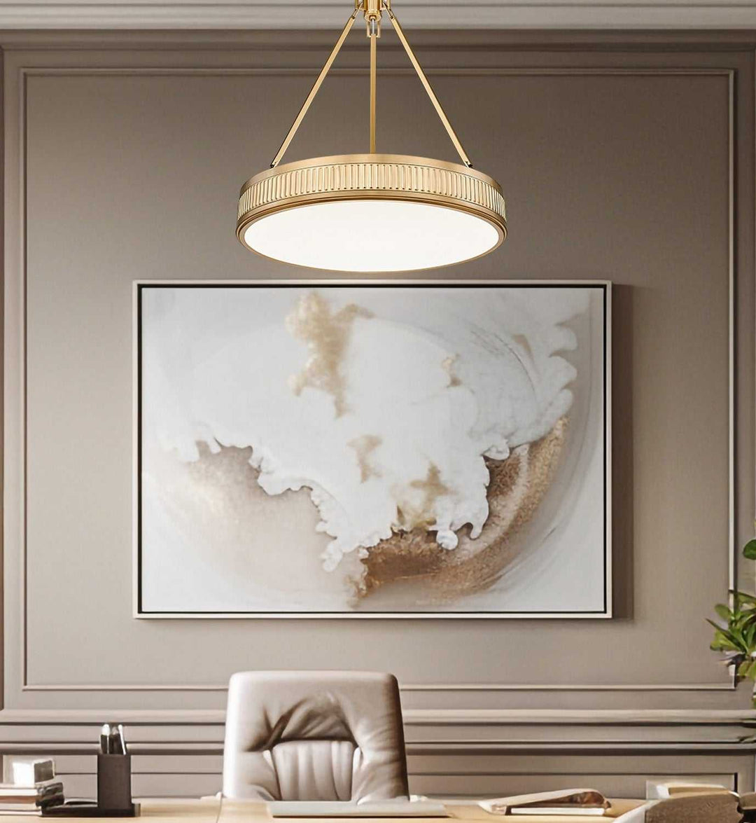 Quinn LED Pendant in Modern Gold Z-Lite Canada