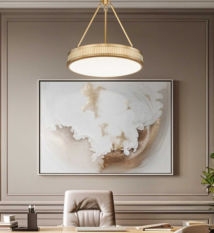 Quinn LED Pendant in Modern Gold Z-Lite Canada
