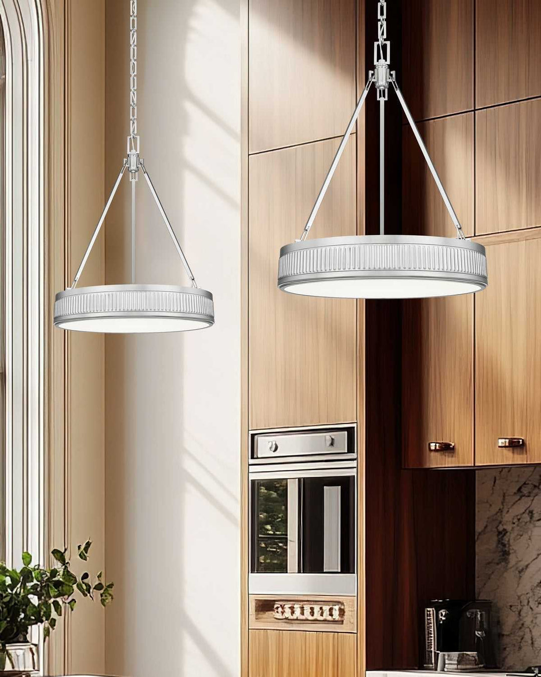 Quinn LED Pendant in Satin Nickel Z-Lite Canada