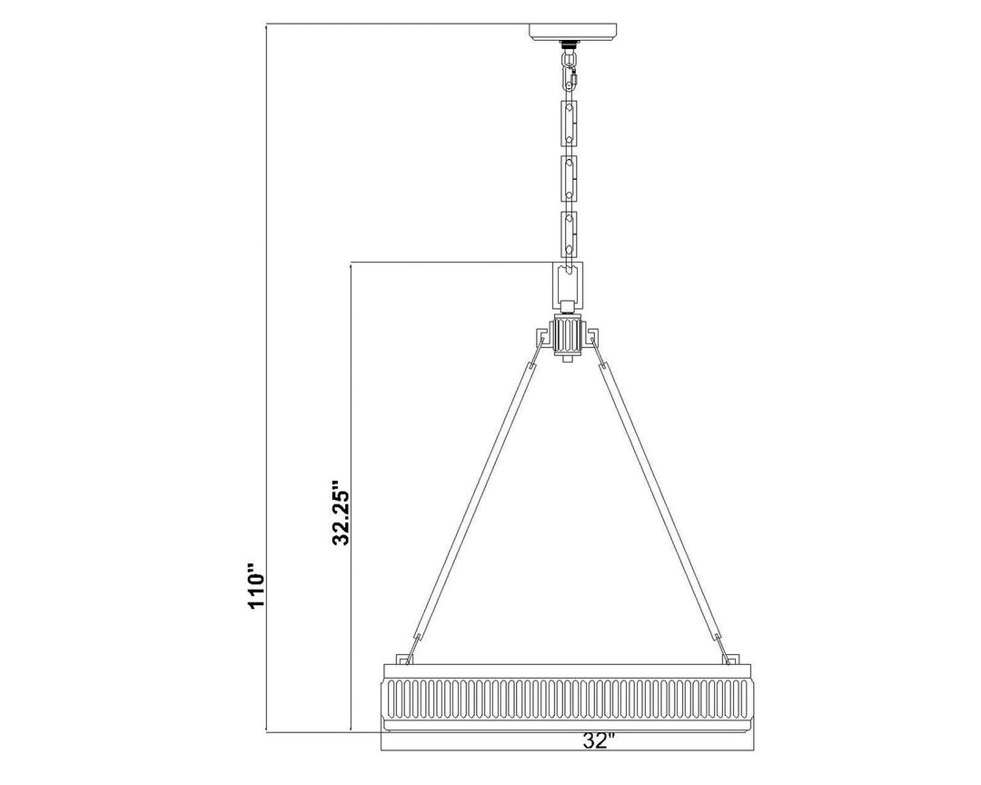 Quinn LED Pendant in Modern Gold Z-Lite Canada