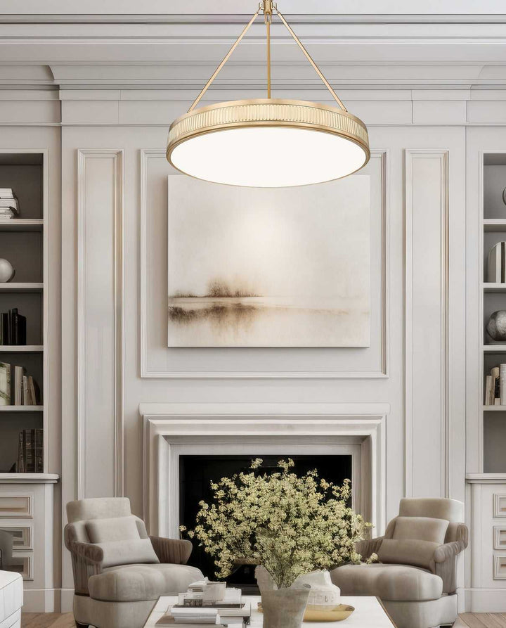 Quinn LED Pendant in Modern Gold Z-Lite Canada