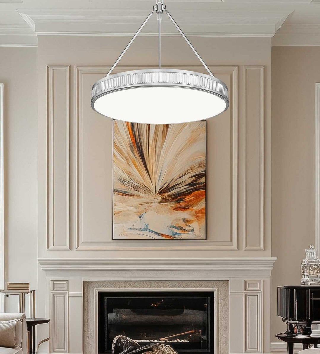 Quinn LED Pendant in Satin Nickel Z-Lite Canada
