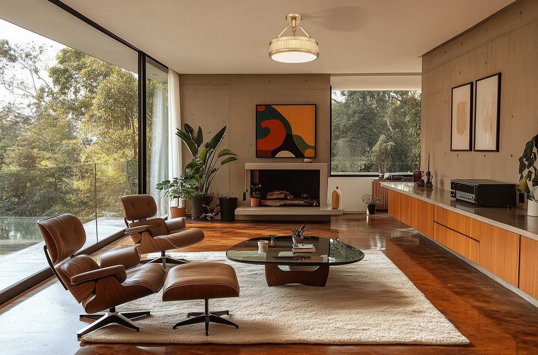 Quinn LED Semi Flush Mount in Modern Gold Z-Lite Canada