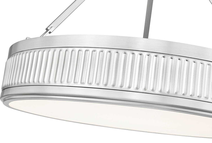 Quinn LED Semi Flush Mount in Satin Nickel Z-Lite Canada