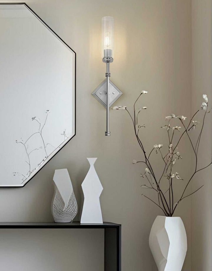 Esme One Light Wall Sconce in Brushed Nickel Z-Lite Canada