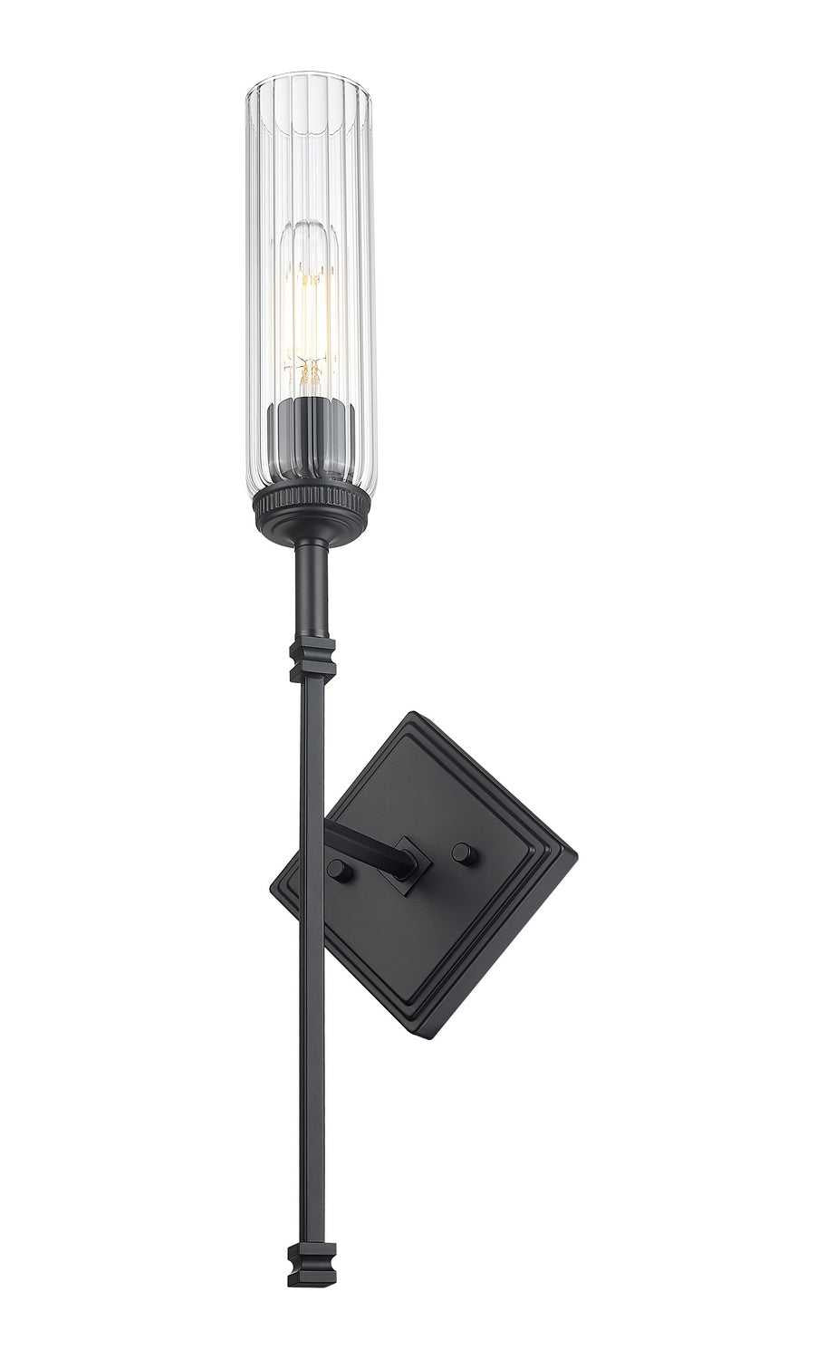 Esme One Light Wall Sconce in Matte Black Z-Lite Canada