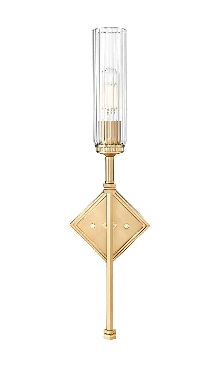 Esme One Light Wall Sconce in Modern Gold Z-Lite Canada