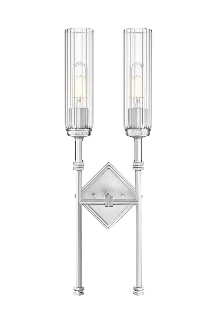 Esme Two Light Wall Sconce in Brushed Nickel Z-Lite Canada