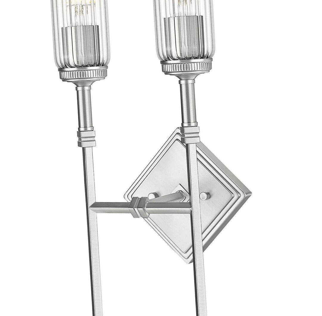 Esme Two Light Wall Sconce in Brushed Nickel Z-Lite Canada