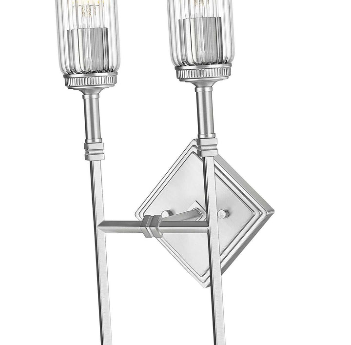 Esme Two Light Wall Sconce in Brushed Nickel Z-Lite Canada