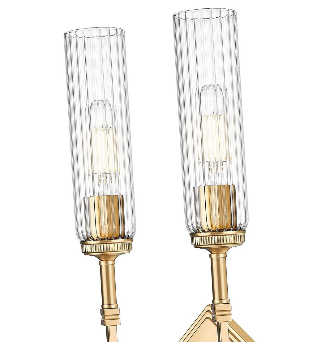 Esme Two Light Wall Sconce in Modern Gold Z-Lite Canada