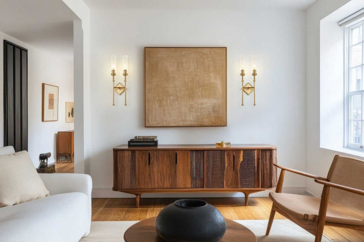 Esme Two Light Wall Sconce in Modern Gold Z-Lite Canada