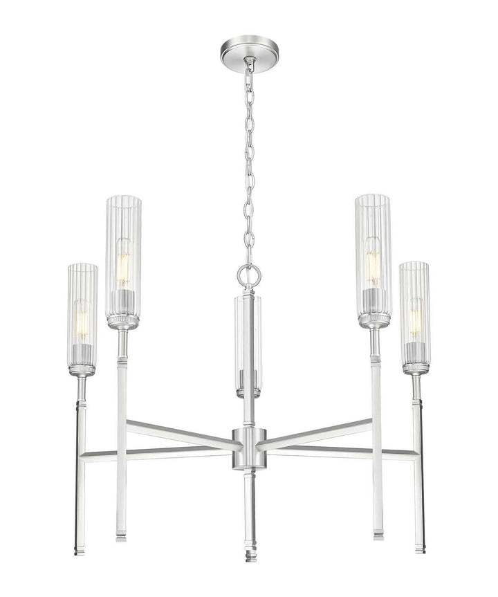 Esme Five Light Chandelier in Brushed Nickel Z-Lite Canada