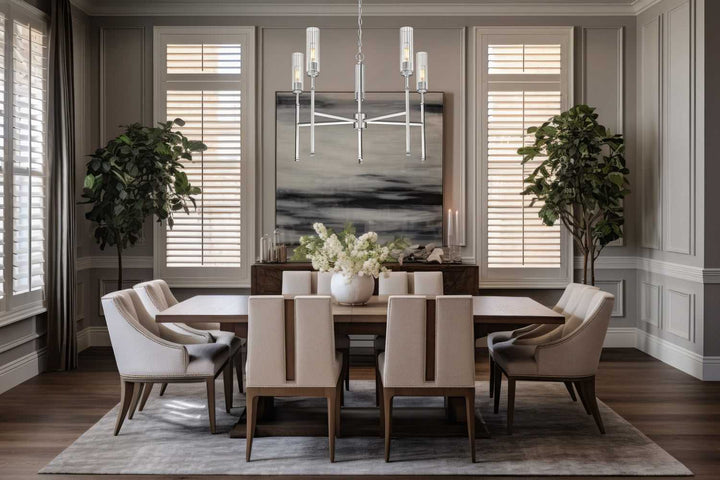 Esme Five Light Chandelier in Brushed Nickel Z-Lite Canada