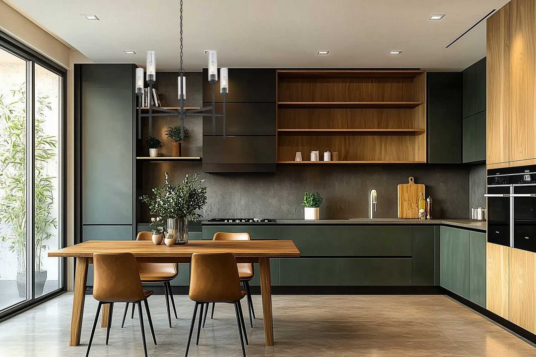 Esme Five Light Chandelier in Matte Black Z-Lite Canada