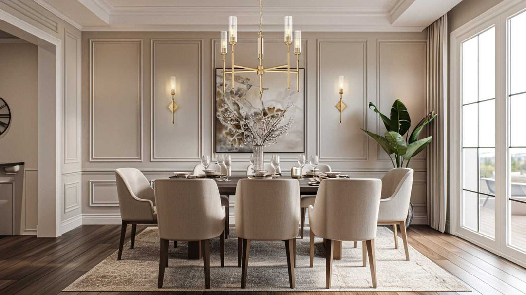 Esme Five Light Chandelier in Modern Gold Z-Lite Canada