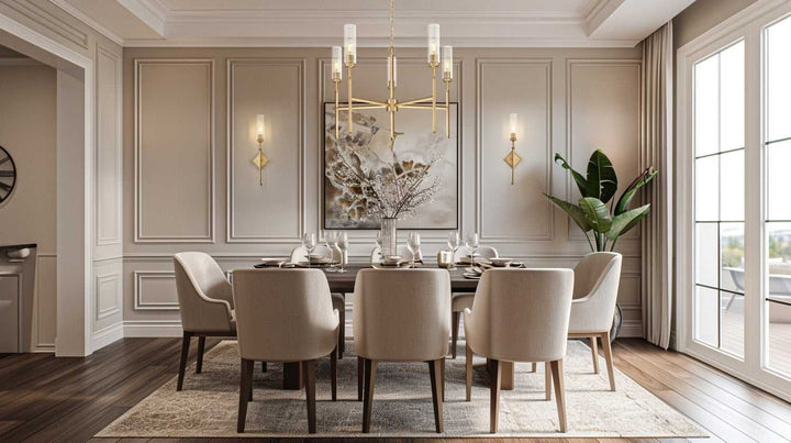 Esme Five Light Chandelier in Modern Gold Z-Lite Canada