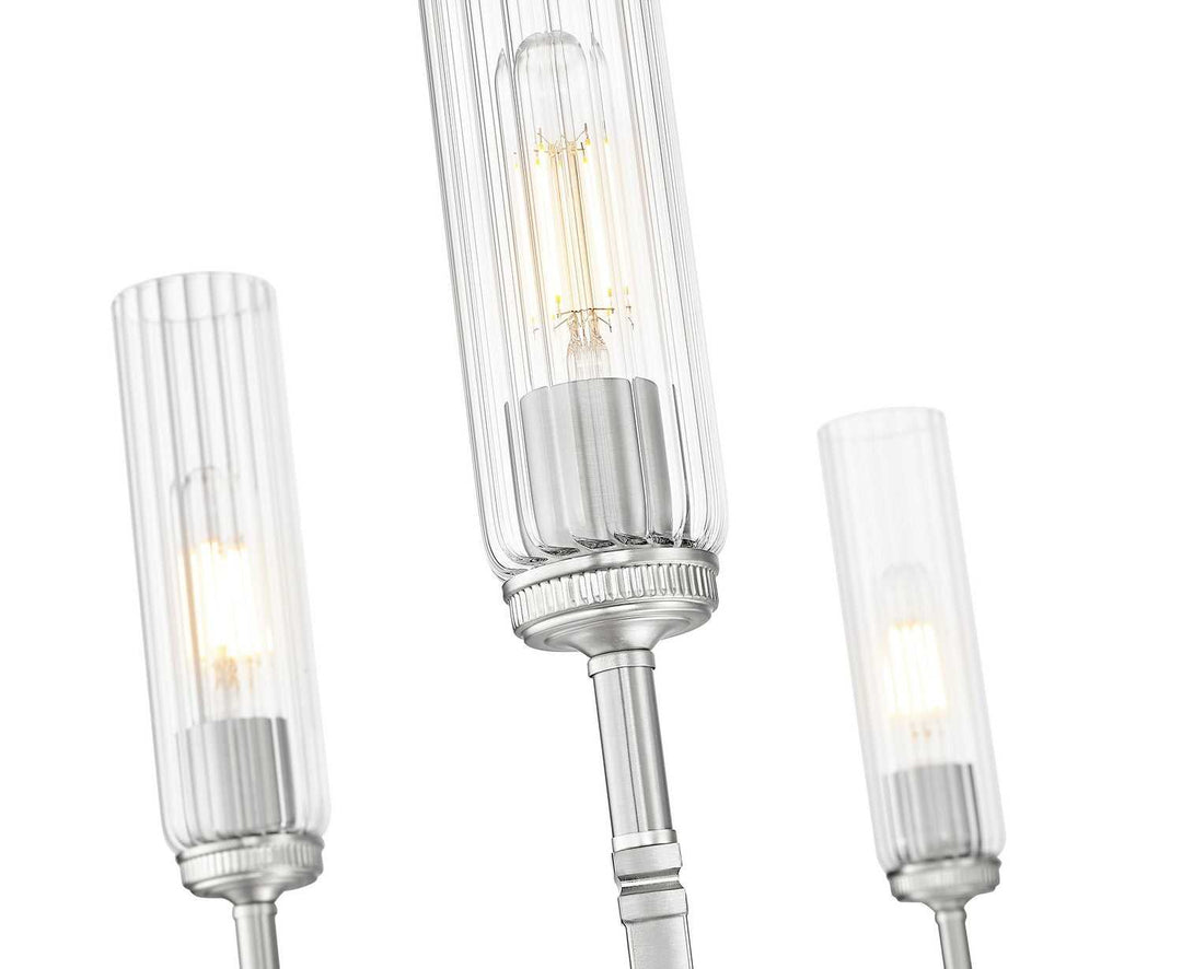 Esme Six Light Chandelier in Brushed Nickel Z-Lite Canada