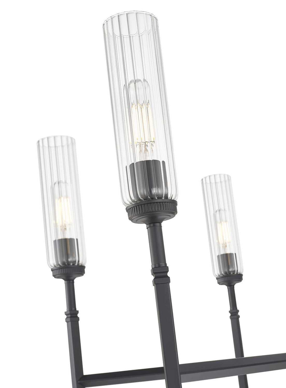 Esme Six Light Chandelier in Matte Black Z-Lite Canada