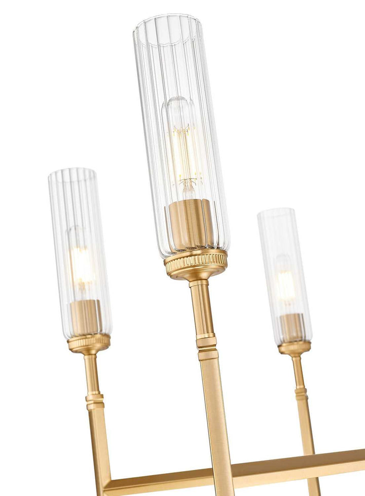 Esme Six Light Chandelier in Modern Gold Z-Lite Canada