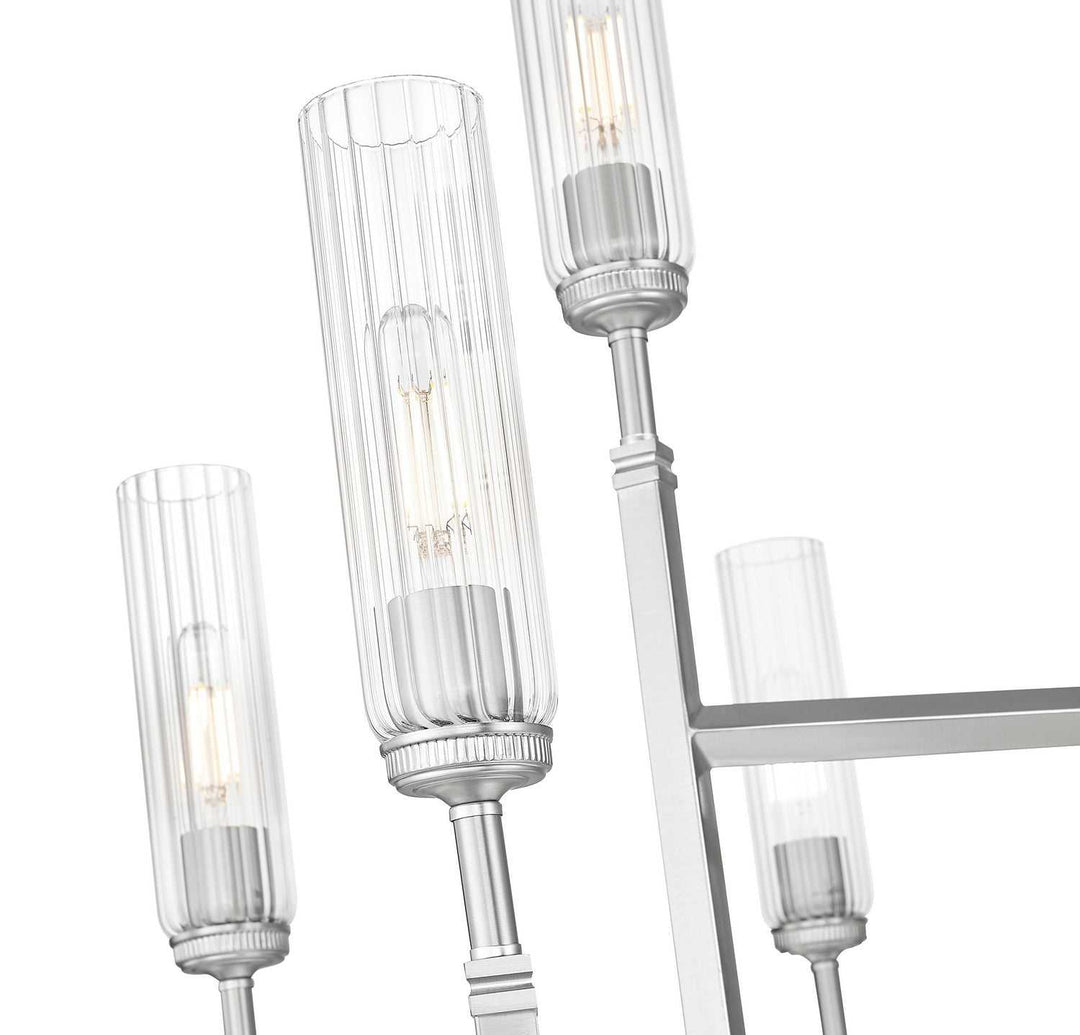 Esme Nine Light Chandelier in Brushed Nickel Z-Lite Canada