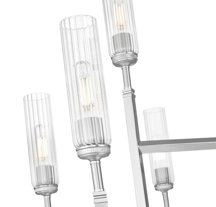 Esme Nine Light Chandelier in Brushed Nickel Z-Lite Canada