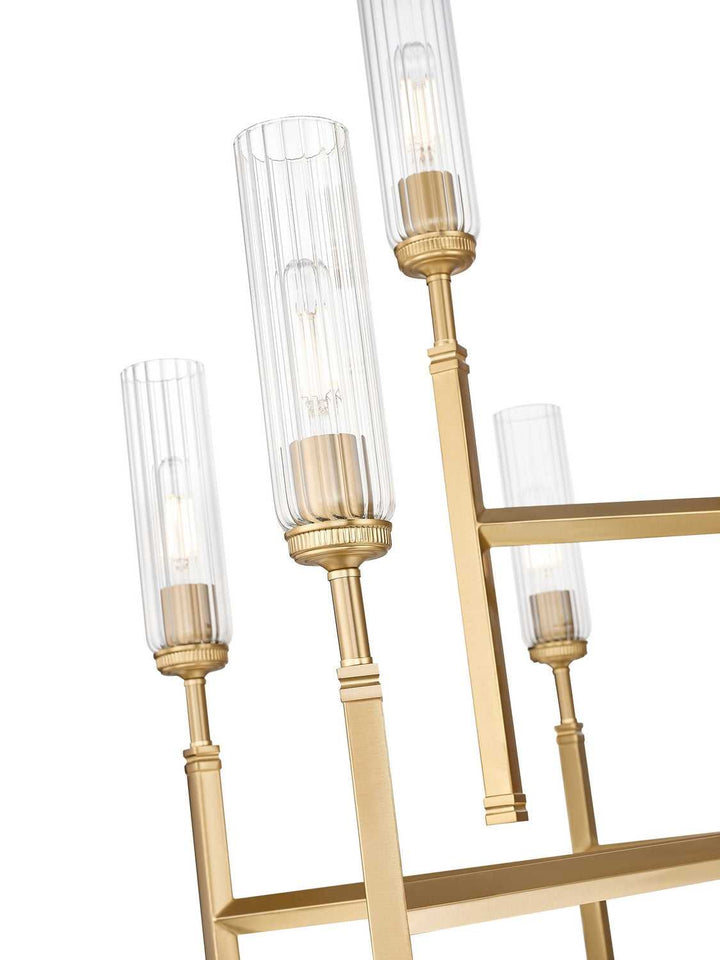 Esme Nine Light Chandelier in Modern Gold Z-Lite Canada