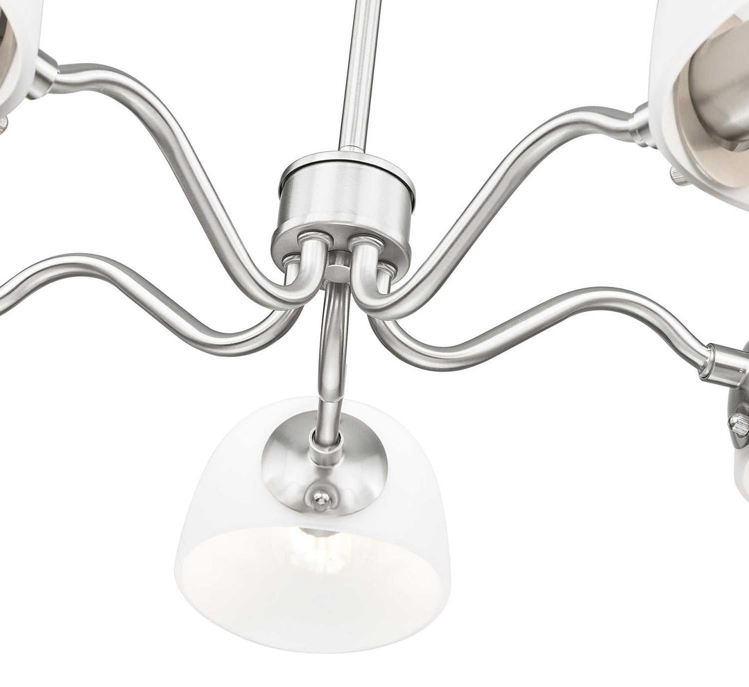 Breton Five Light Chandelier in Brushed Nickel Z-Lite Canada