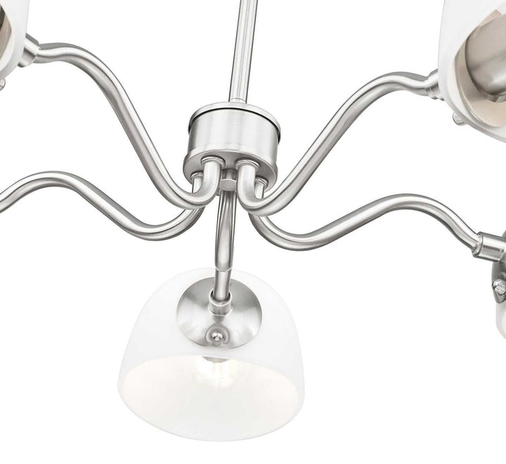 Breton Five Light Chandelier in Brushed Nickel Z-Lite Canada