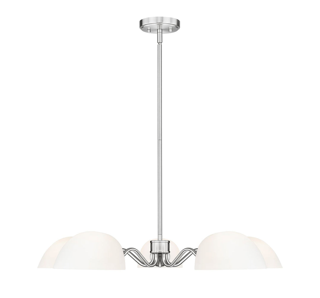 Breton Five Light Chandelier in Brushed Nickel Z-Lite Canada