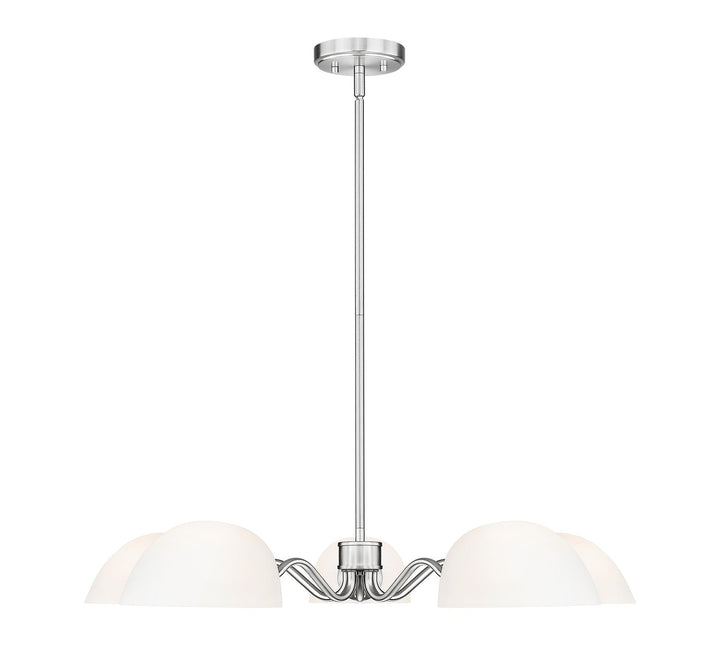Breton Five Light Chandelier in Brushed Nickel Z-Lite Canada