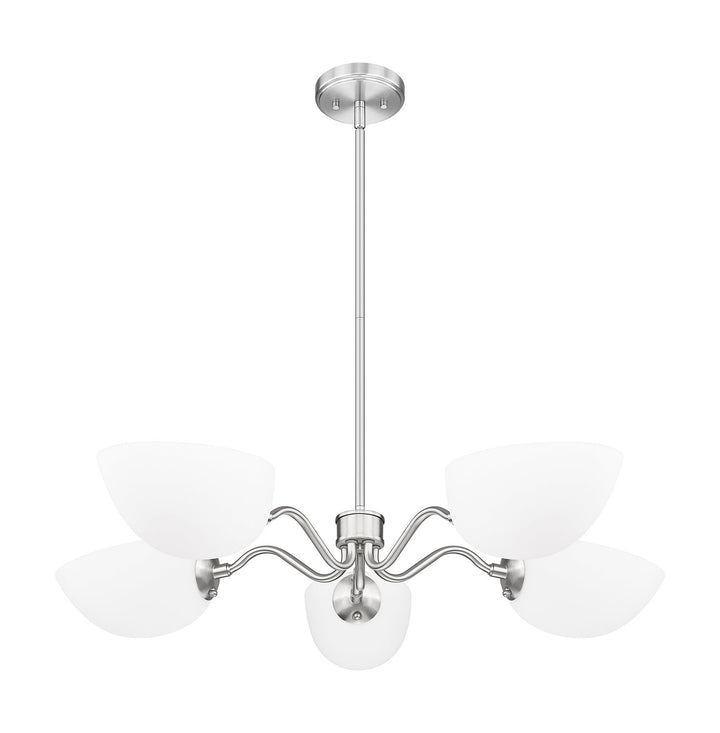 Breton Five Light Chandelier in Brushed Nickel Z-Lite Canada