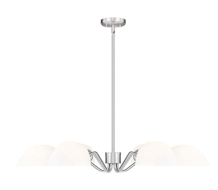 Breton Six Light Chandelier in Brushed Nickel Z-Lite Canada