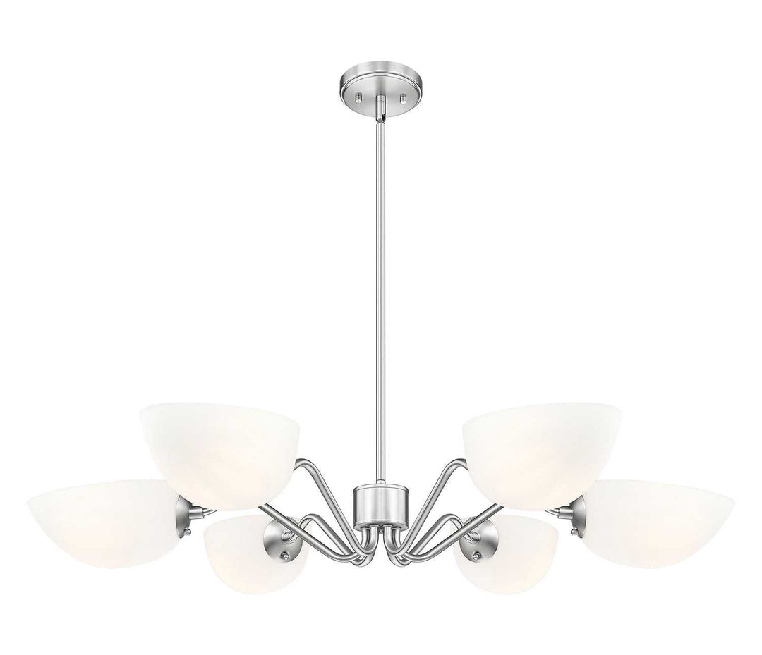 Breton Six Light Chandelier in Brushed Nickel Z-Lite Canada