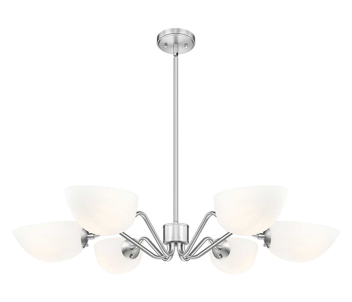 Breton Six Light Chandelier in Brushed Nickel Z-Lite Canada