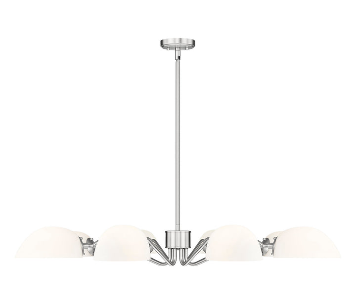 Breton Eight Light Chandelier in Brushed Nickel Z-Lite Canada