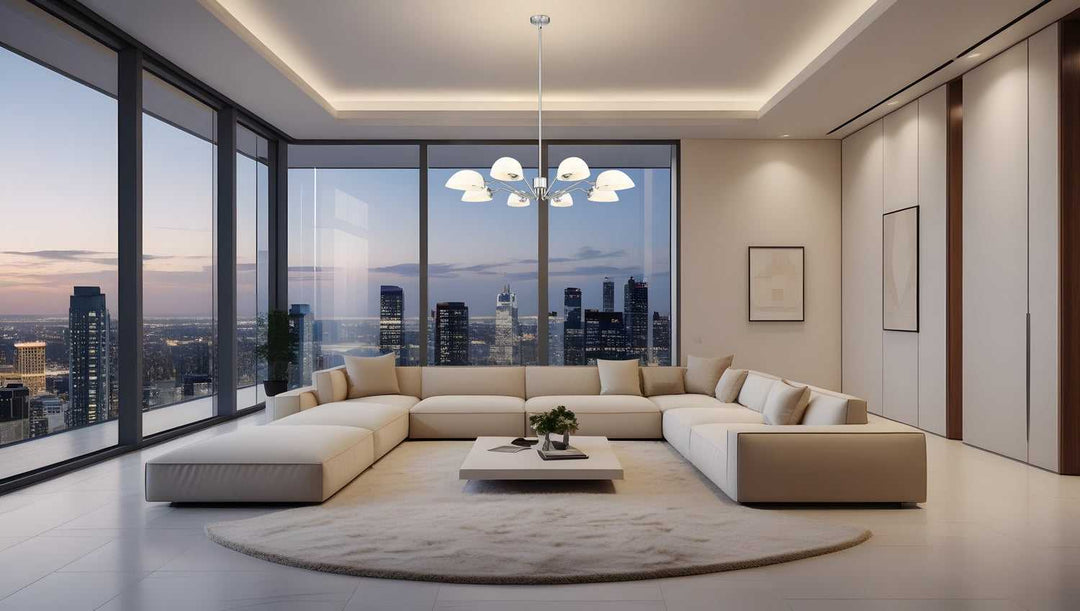 Breton Eight Light Chandelier in Brushed Nickel Z-Lite Canada